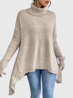 Women’s Comfortable Sweater with Turtleneck