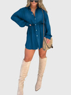 Women’s Romper Dress - Built-In Shorts