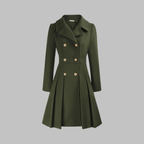 Women’s Double Button Long Sleeve Coat