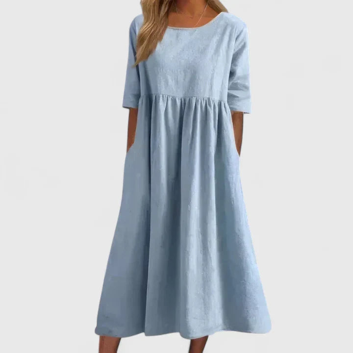 Thalyvia | Women’s Comfortable Dress with A-Line Fit