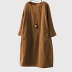 Women’s Relaxed Midi Dress with Comfortable Fit