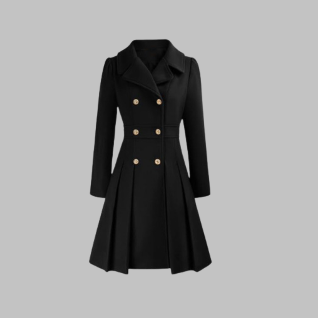 Women’s Double Button Long Sleeve Coat