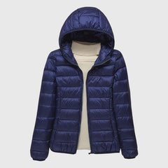 Women’s Ultra-Light Quilted Jacket with Windproof Waterproof