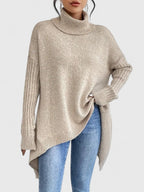 Women’s Comfortable Sweater with Turtleneck