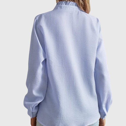 Kaitlyn | Women’s Elegant Blouse with Ruffle Front