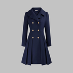 Women’s Double Button Long Sleeve Coat
