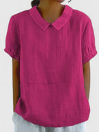 Women’s Elegant Shirt with Collar Detail