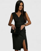 Women’s Sophisticated Dress with V-Neck