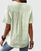 Women’s Sophisticated Blouse with Stripes