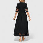 Women’s Elegant Midi Dress with Empire Waist