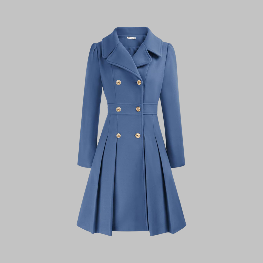 Women’s Double Button Long Sleeve Coat