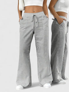 Women’s Elegant Pants with Adjustable Waist