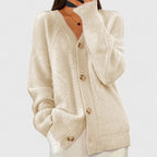 Women’s Comfortable Cardigan with V-Neck