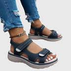 Women's Orthopedic Walking Sandals with Arch Support – Comfortable Sporty Platform Sandals