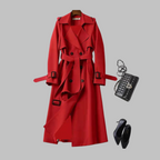 Tia | Women’s Knee-Length Coat with Loose Fit
