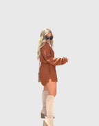 Women’s Romper Dress - Built-In Shorts