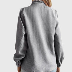 Kaitlyn | Women’s Elegant Blouse with Ruffle Front