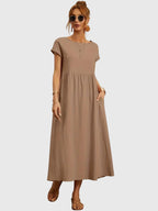 Giselle | Women’s Casual Pocket Dress with Relaxed Silhouette