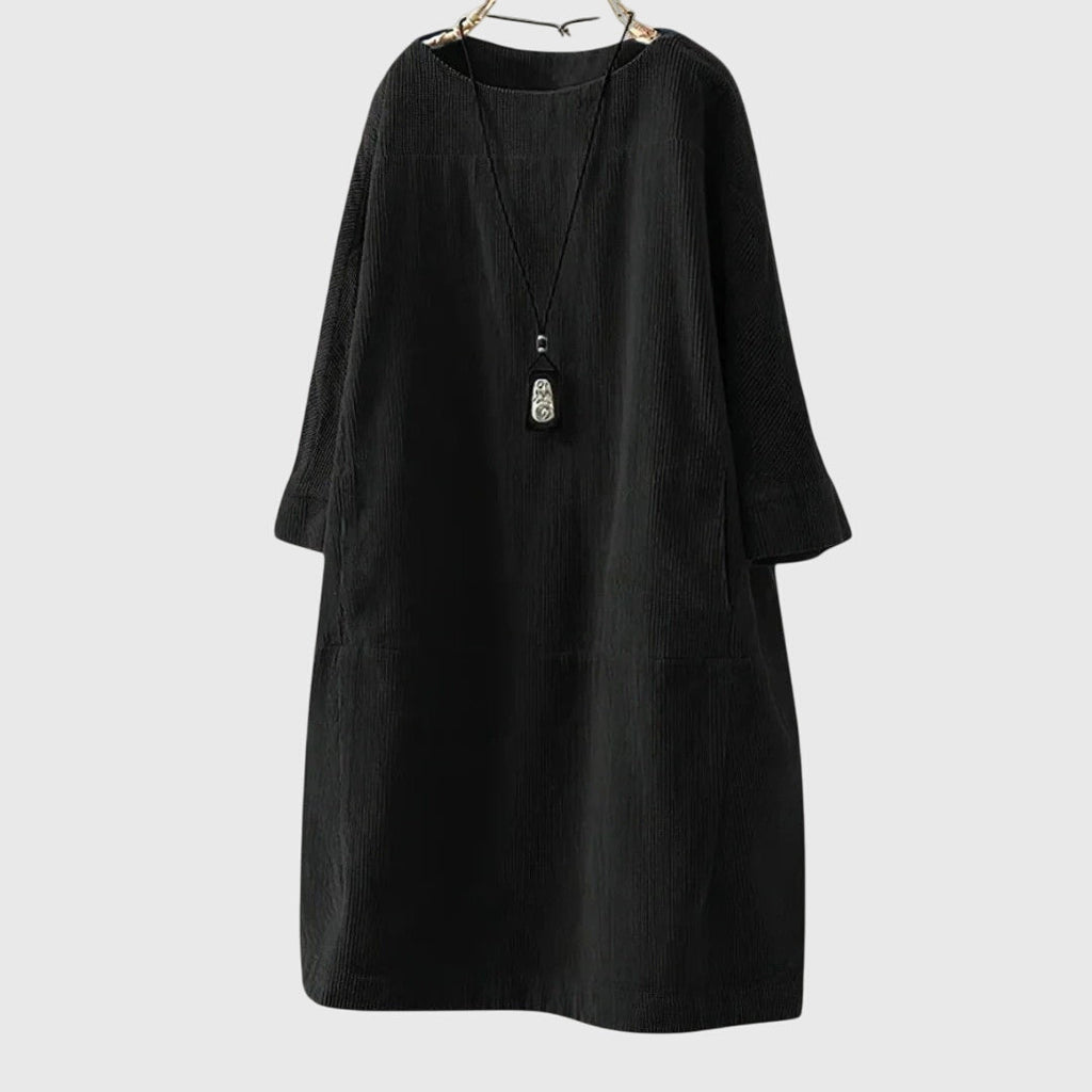 Women’s Relaxed Midi Dress with Comfortable Fit