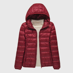 Women’s Ultra-Light Quilted Jacket with Windproof Waterproof