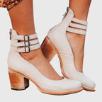 Women’s Ankle Strap Heels with Buckles