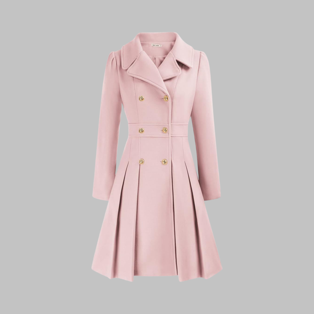 Women’s Double Button Long Sleeve Coat