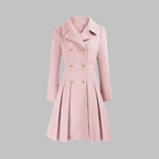 Women’s Double Button Long Sleeve Coat