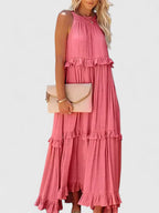 Women’s Elegant Dress with Ruffle Details