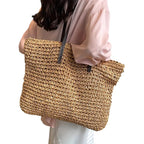 Olivia | Women’s Woven Tote with Durable Straps