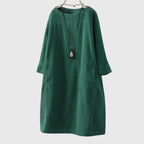 Women’s Relaxed Midi Dress with Comfortable Fit