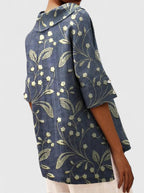 Women’s Elegant Top with Floral Print