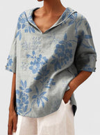 Women’s Elegant Top with Floral Print