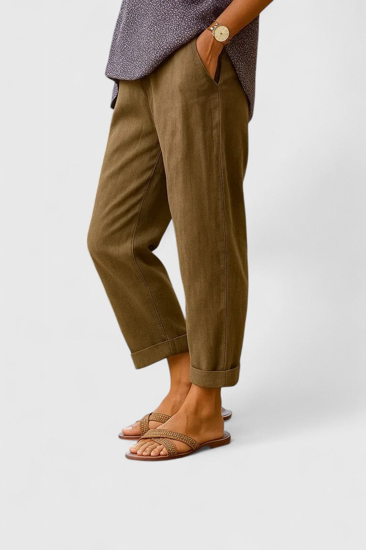 Women’s Comfortable Pants - Straight-Leg Silhouette