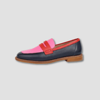 Women’s Playful Loafers with Color-Block Finish
