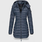 Lewis | Women’s Slim Fit Coat with Detachable Hood