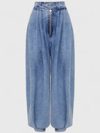 Ariselisse | Women’s Jeans with Elastic Pleated Details