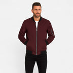 Elliot | Bomber Jacket with Ribbed Trim