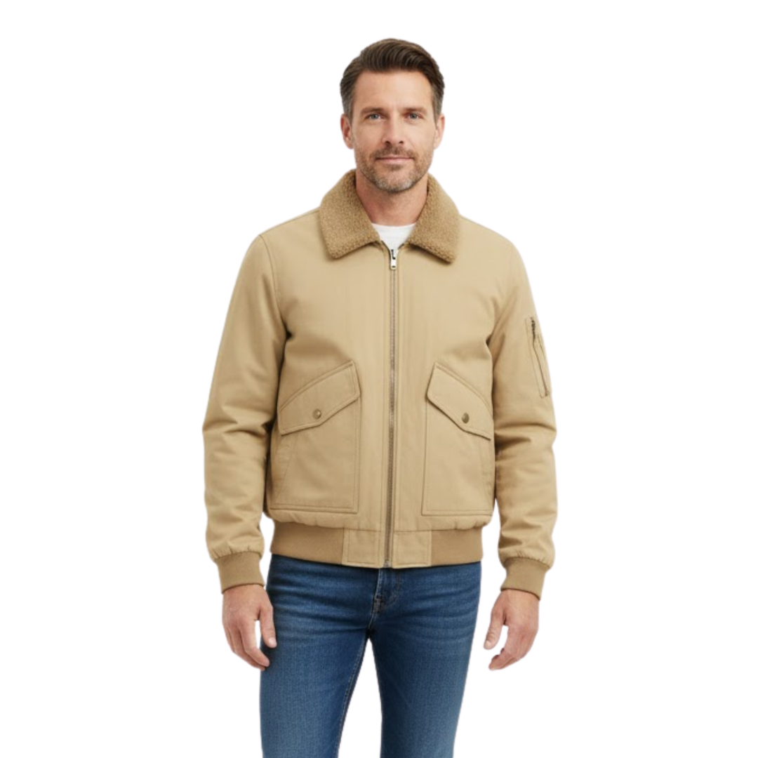 Colton | Bomber Jacket with Zip Front