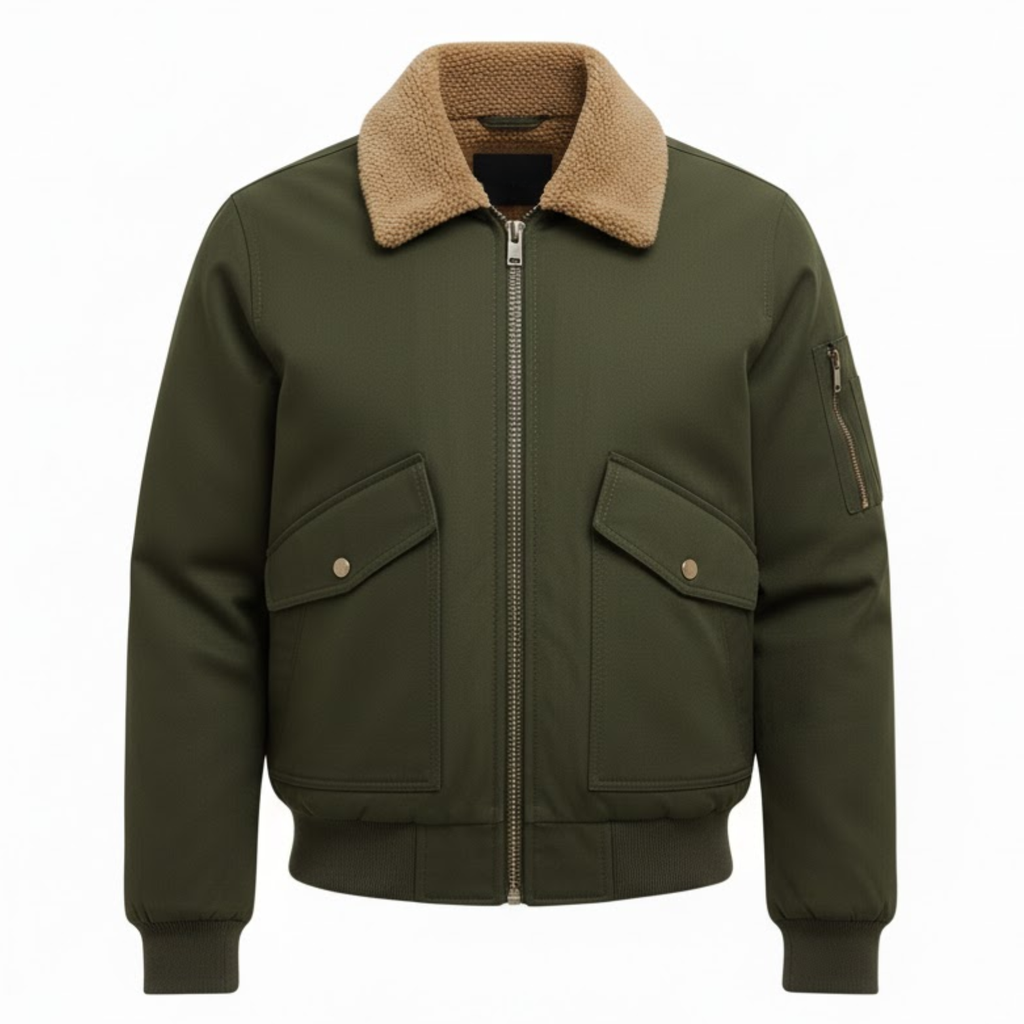 Colton | Bomber Jacket with Zip Front