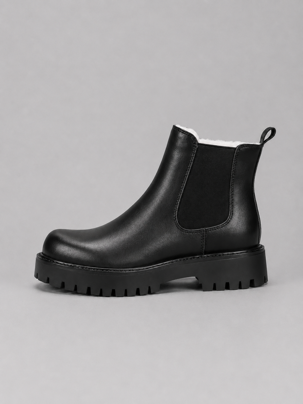 Men’s Chunky Chelsea Boots with Thick Sole