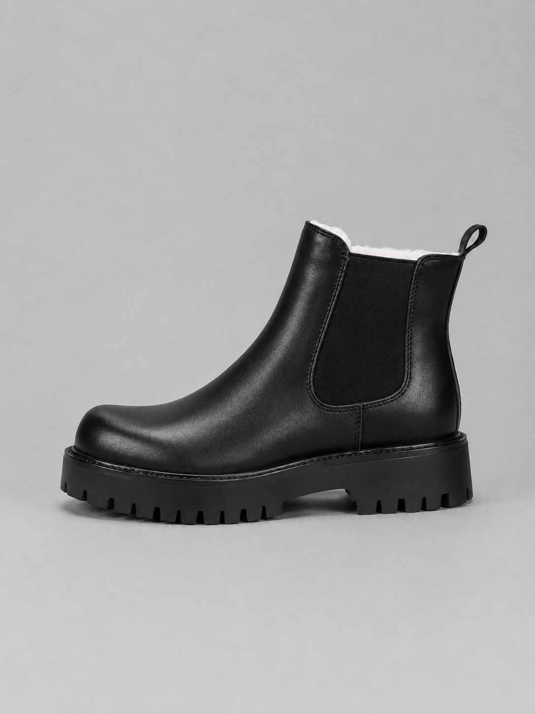 Men’s Chunky Chelsea Boots with Thick Sole