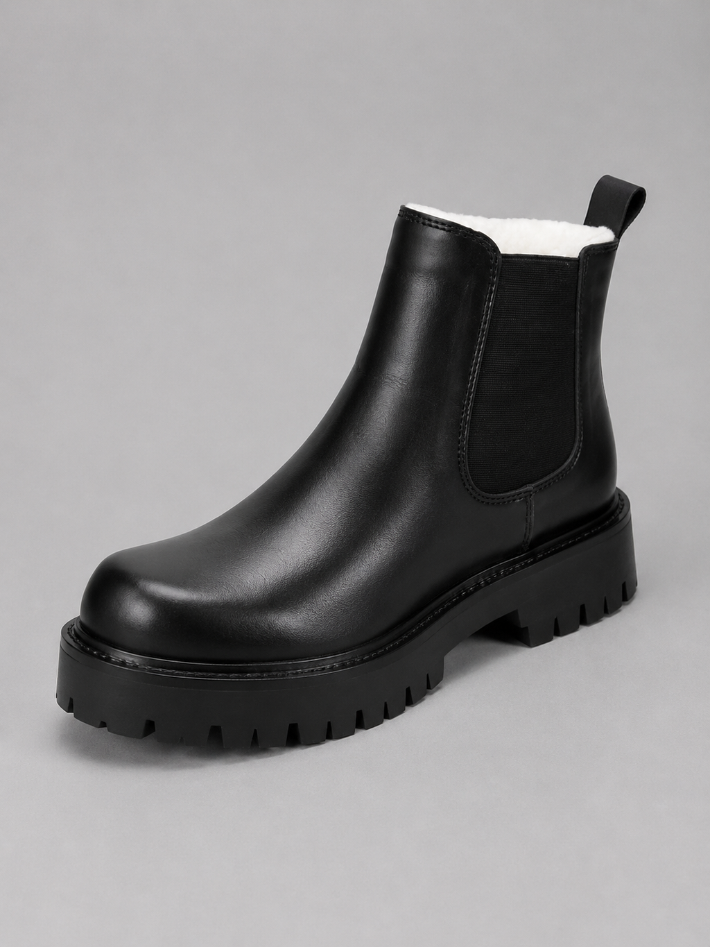 Men’s Chunky Chelsea Boots with Thick Sole