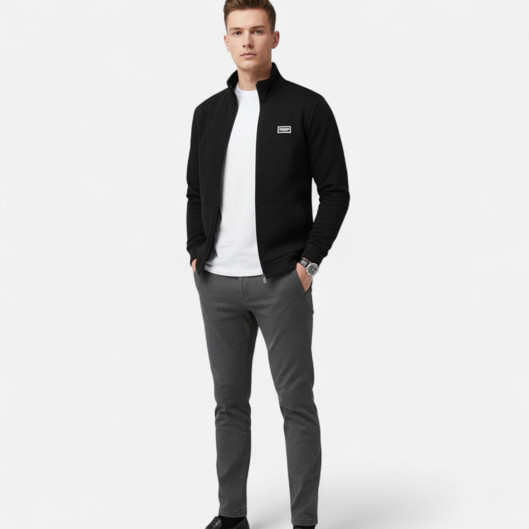 Sawyer | Zip Up Jacket with High Collar