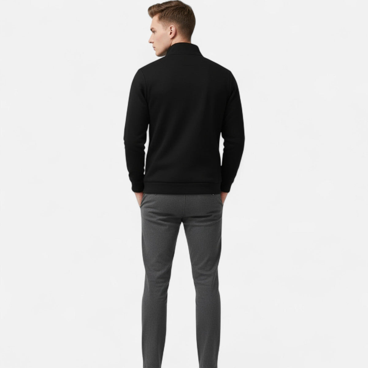 Sawyer | Zip Up Jacket with High Collar