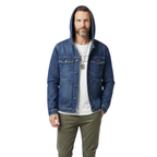 Arlo | Hooded Denim Jacket with Button Front