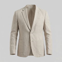Callum | Light Blue Blazer with Notch Lapel