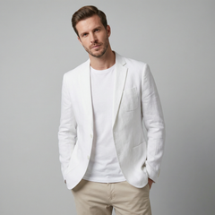 Callum | Light Blue Blazer with Notch Lapel