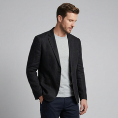 Callum | Light Blue Blazer with Notch Lapel