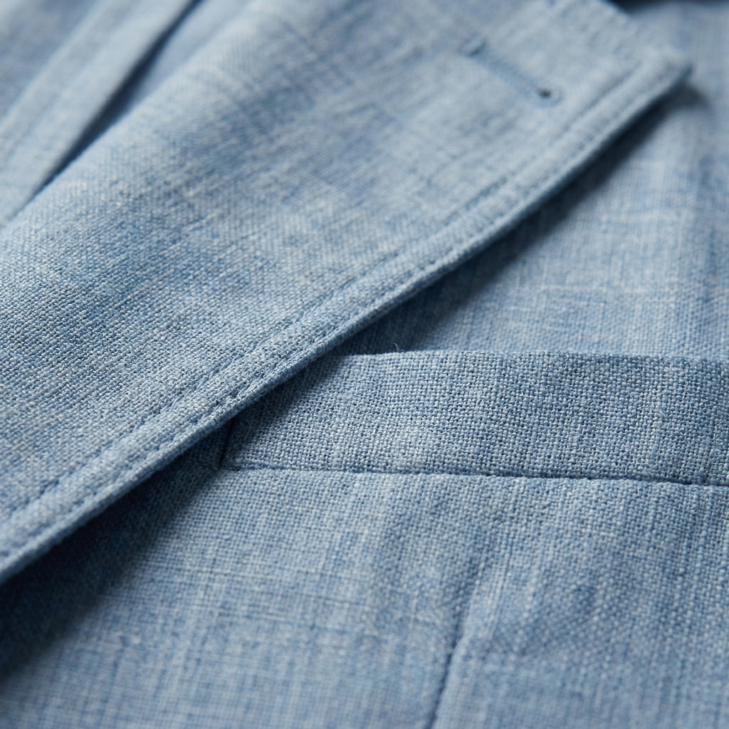 Callum | Light Blue Blazer with Notch Lapel