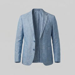 Callum | Light Blue Blazer with Notch Lapel